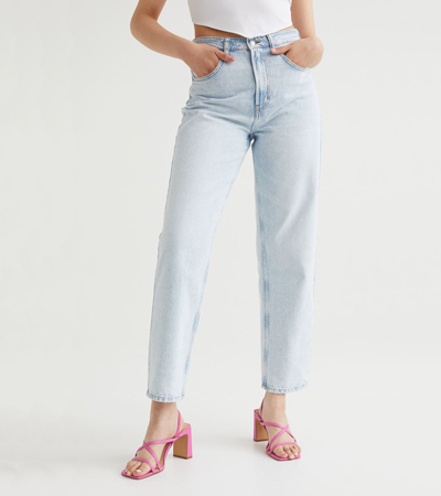 100 percent cotton mom jeans